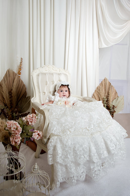 Bella Ivory Baptism Dress