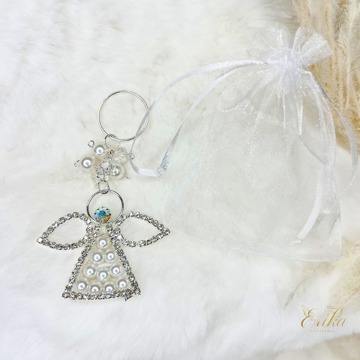 delicate mini rosary collection for baptism and first communion with soft tones by Erika Baptismal