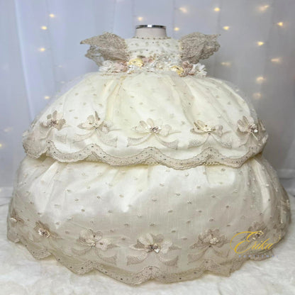 Yolis Christening Gown & Bonnet