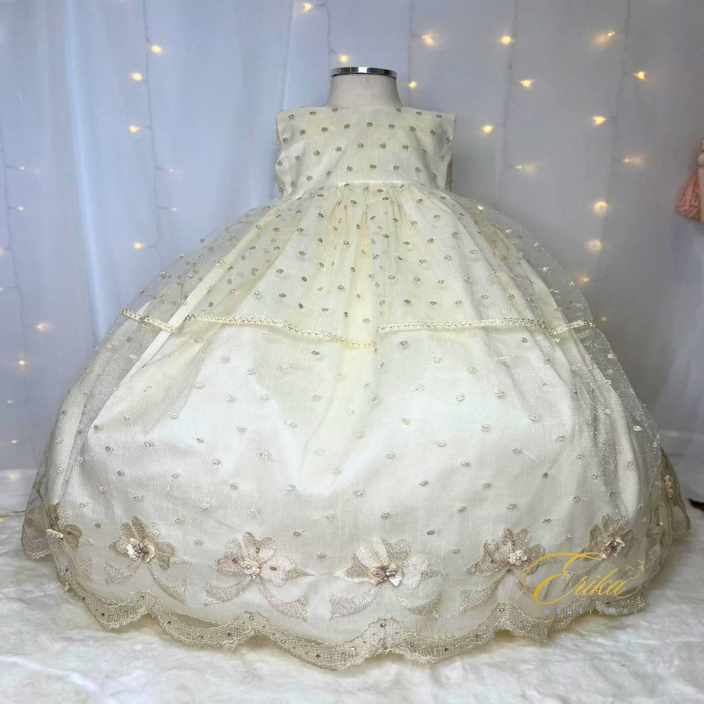 Yolis Christening Gown & Bonnet