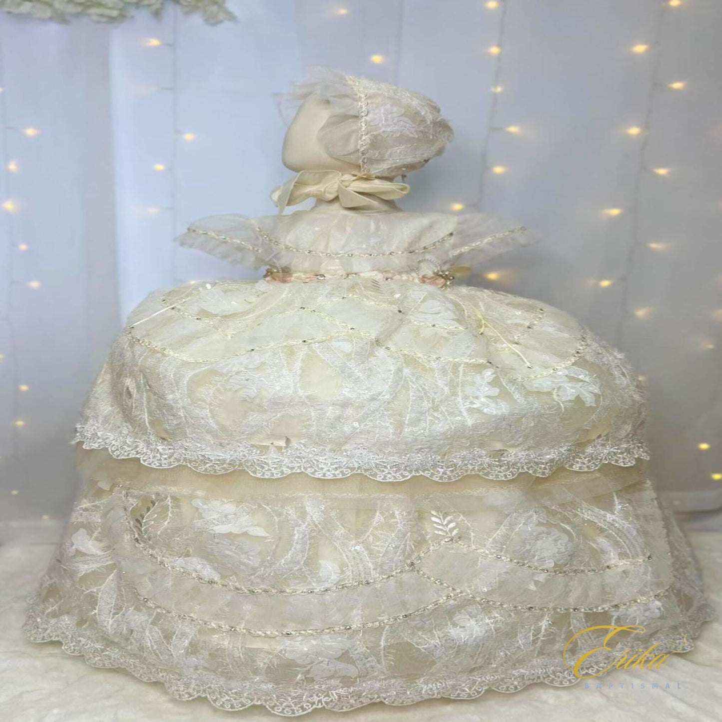 Esperanza Christening Gown & Bonnet