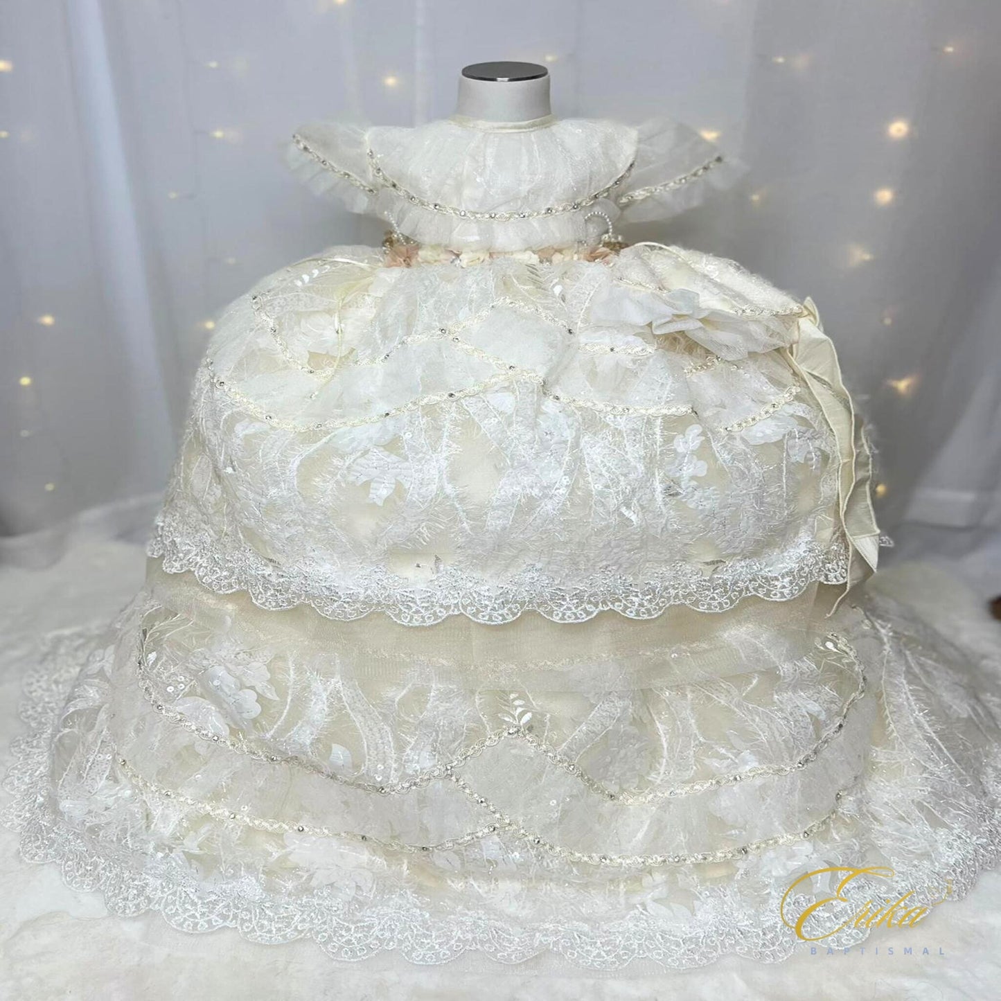 Esperanza Christening Gown & Bonnet