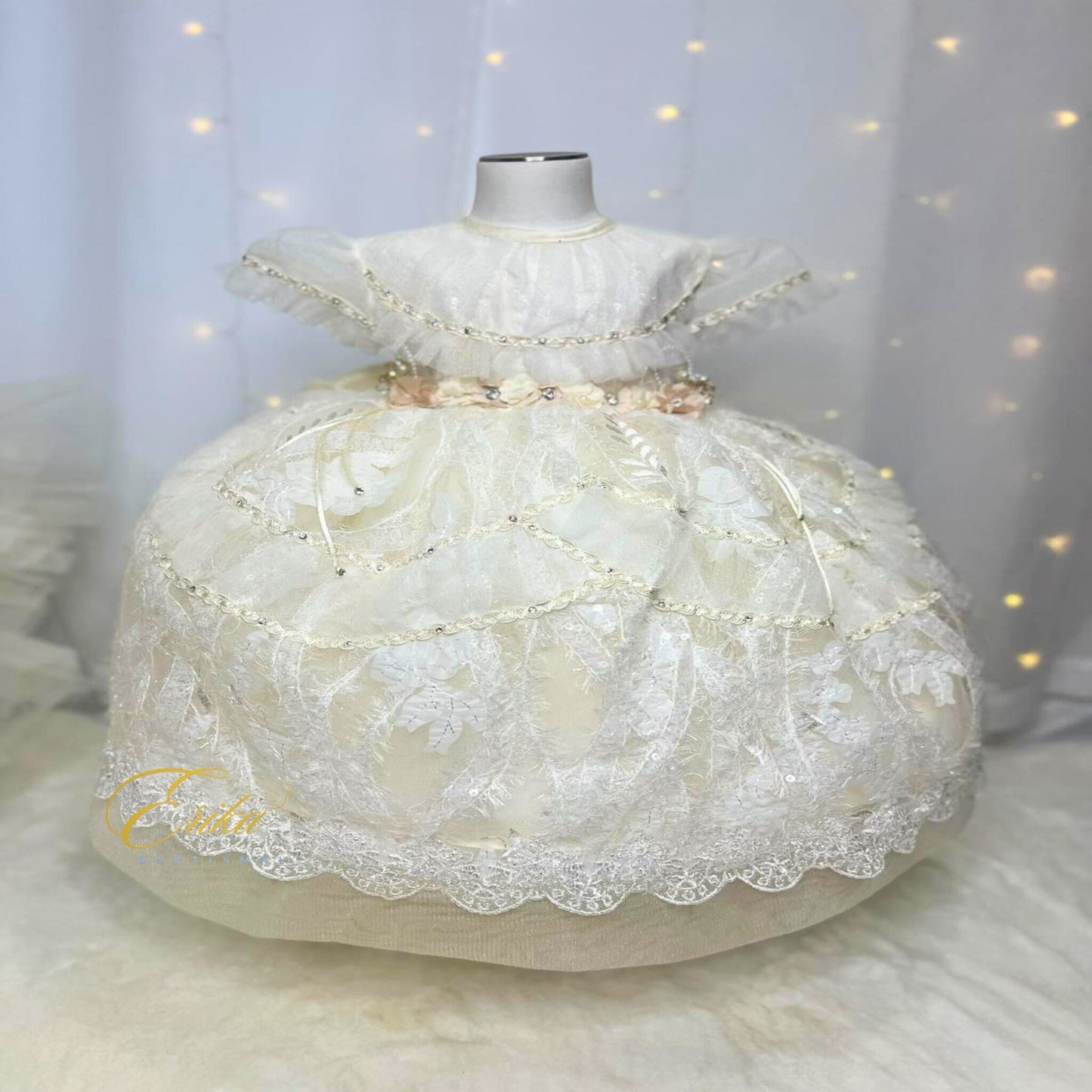 Esperanza Christening Gown & Bonnet