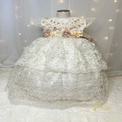 Sara Christening Gown & Bonnet