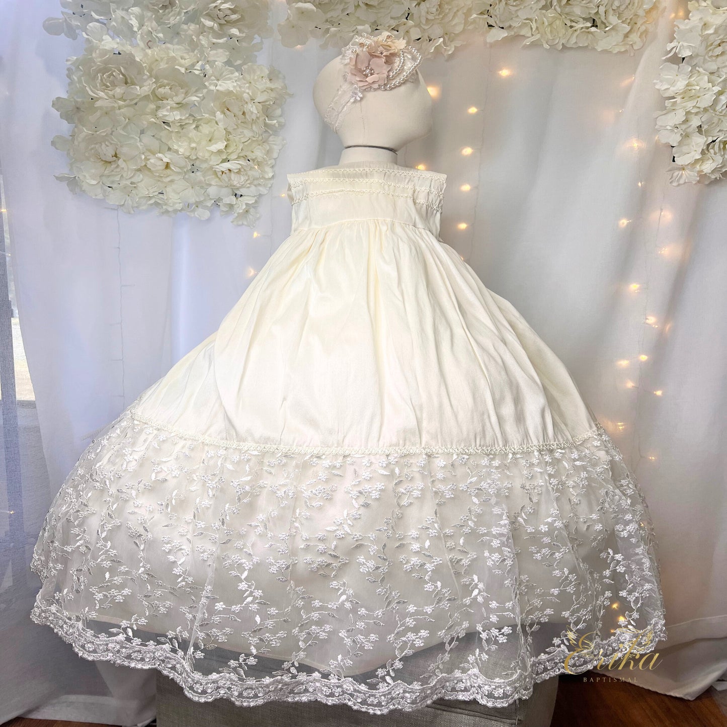 Julia Christening Gown & Bonnet