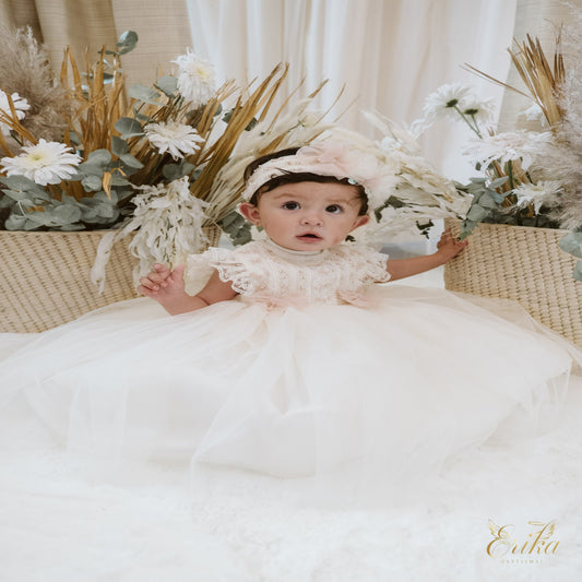 Angel Rosa Christening Short Dress