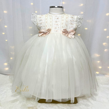 Angel Rosa Christening Short Dress