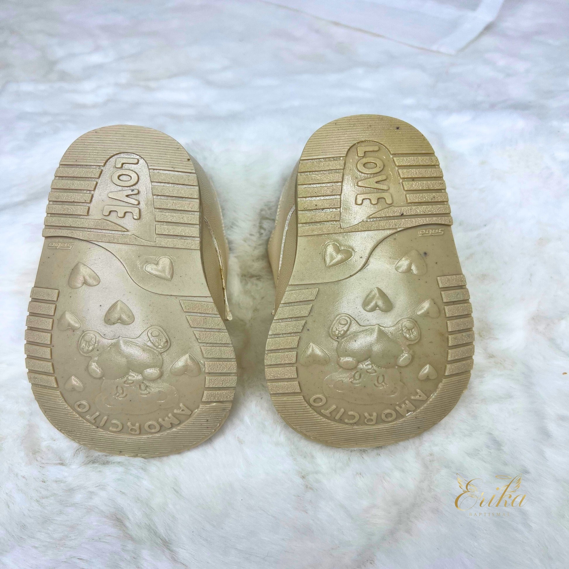 premium white baby boy baptism shoes with soft lining and refined design