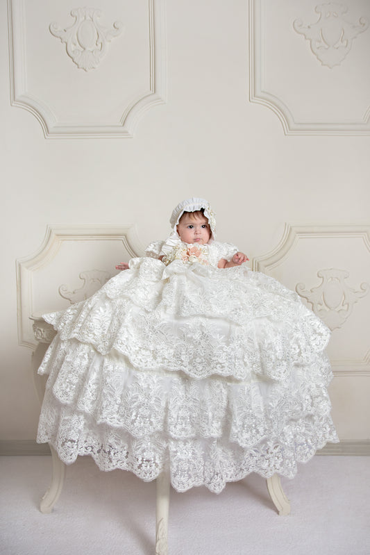 Bella Ivory Baptism Dress