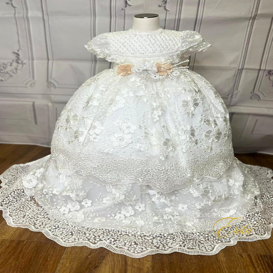 Margarita Christening Gown & Bonnet