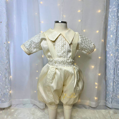 luxury baby baptism outfit by Erika Baptismal with premium fabric and elegant finish