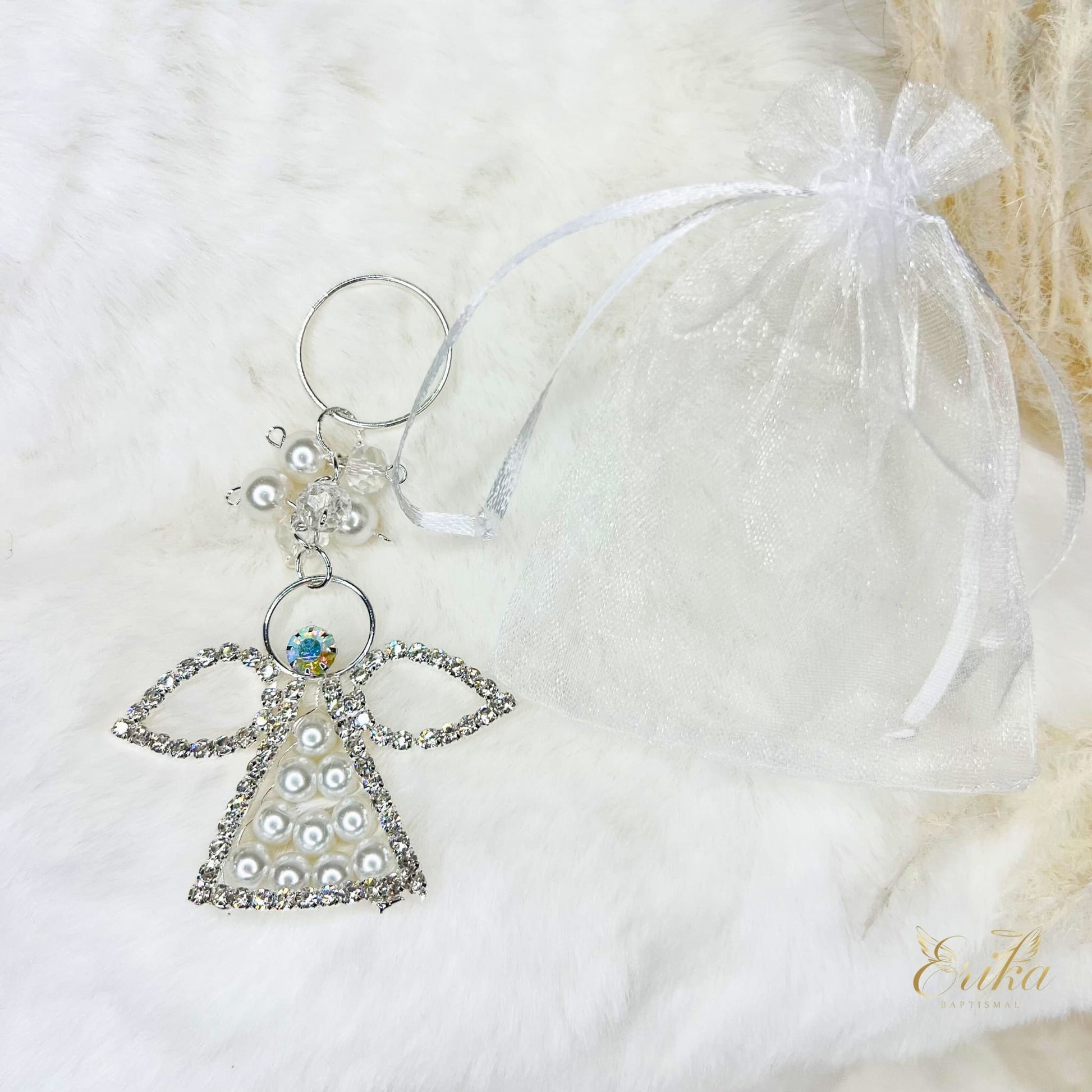 delicate mini rosary collection for baptism and first communion with soft tones by Erika Baptismal