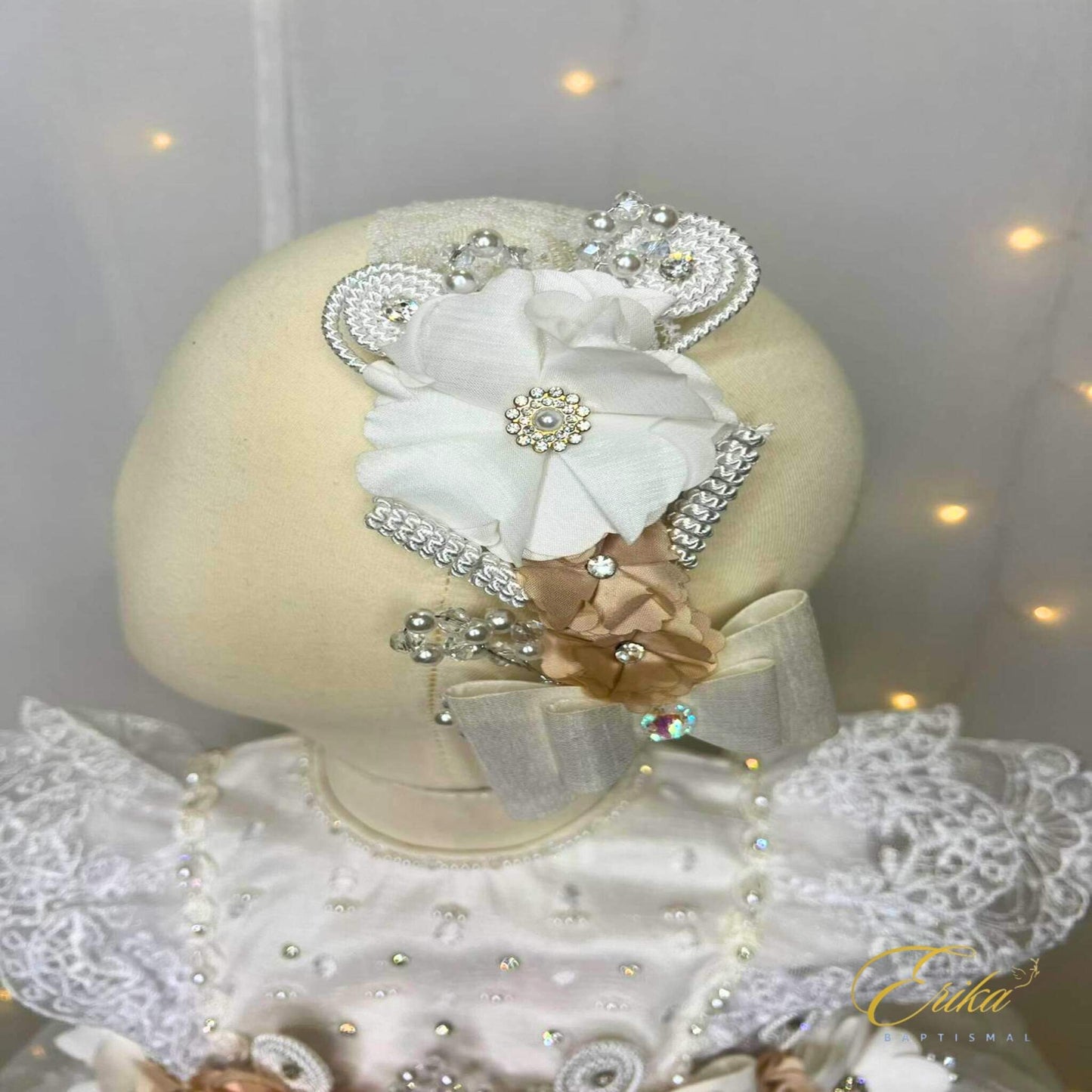 Yolis Christening Gown & Bonnet